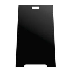 etal-shops.com - Panneau noir rectangle avec poignée 50x80 cm AKYLUX