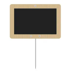 etal-shop.com - 10 etiquetas KRAFT 12x8 cm pala