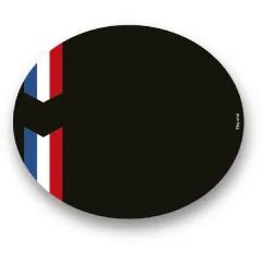 etal-shop.com - 10 etiquetas ovaladas Cinta Francia 13,5x9,5 cm sin espiga