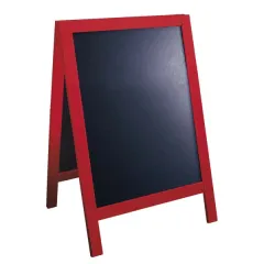 etal-shops.com - Chevalet bois ROUGE H80 cm