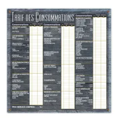 Drink prices CRISTALLinenE 23.6 x 23.6 in