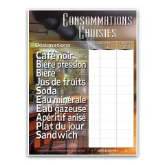 Small drink prices BAR 12x16 in