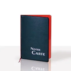 Menu coverss POLY black A5 + 2 pages inserts ( pack 2)