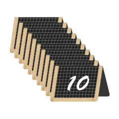 etal-shops.com - Lot de 10 chevalets de table d'ANTAN numérotés 1-10