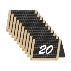 etal-shops.com - Lot de 10 chevalets de table d'ANTAN numérotés 11-20