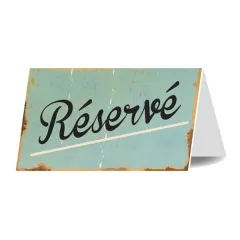 Reserved table signs VINTAGE (pack 6)