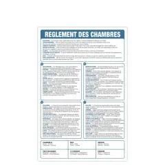 Room Rules Sign“ MultiLinengual “ 20x30 cm