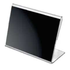 Set of 10 Display Stands 15907 with 10 black Labels