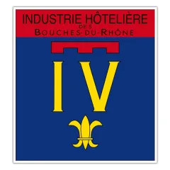 Liquor License Sign IV B-D-RHONE 21x23 cm rigide