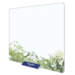 Plexiglass Tabletop Center Shield white and printed