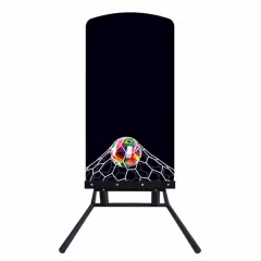 etal-shops.com - Stop Trottoir noir FOOT2026 en Dibond 67x97x138 cm