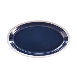 etal-shops.com - Assiette ou plat oval en mélamine, effet brillant/granité 30,4 x 17,8 x 3 cm