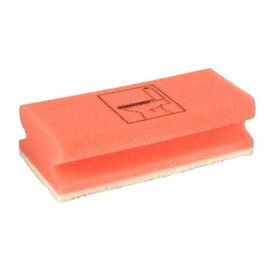 etal-shop.com - Grattoir rectangulaire rouge/blanc 'Toilet' par 70