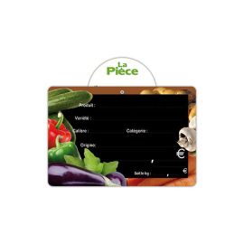 etal-shop.com - Etiquettes " VITAMINEE " vente fruits et légumes, Couleur: Quadri, Dimensions produits(variants): 15*10 cm, Support: Sans pic