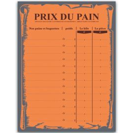 etal-shops.com - Tarif "Prix du Pain"  MACARONS