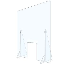 etal-shop.com - Protection caisse plexiglass 68x100 cm ouverture 20x30 cm