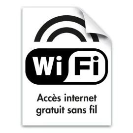etal-shop.com - Adhesivo WIFI para escaparate 15x20 cm