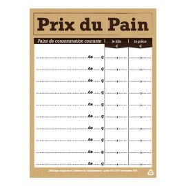 etal-shops.com - Prix du pain  KRAFT 15x20 cm