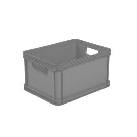 etal-shop.com - Caisse de transport ou de rangement 20 l, en polypropylène gris.
