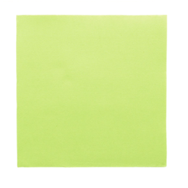 etal-shops.com - Serviette carrée en papier couleur vert anis 2 plis de 380 mm x 380 mm x 1200 PAPA France