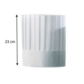 etal-shops.com - Toque en viscose plissée droite réglable en diamètre 230 mm x 100 PAPA France