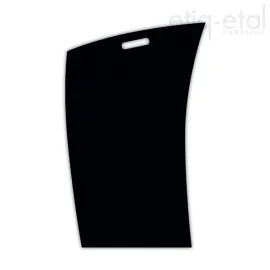 etal-shop.com - Panel FLAME negro con asa (dibond) 50x80cm