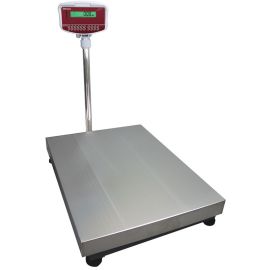 etal-shops.com - Bascule électronique inox avec colonne portée 150 kg précision d'affichage 10 g - Diamond