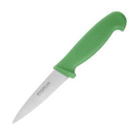 etal-shops.com - Couteau d'office vert 90 mm - Hygiplas
