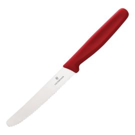 etal-shops.com - Couteau à tomate rouge 110 mm - Victorinox