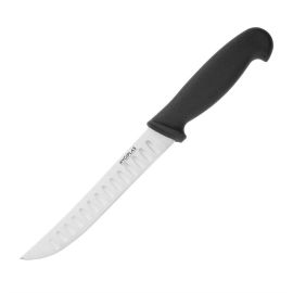 etal-shops.com - Couteau d'office alvéolé noir 125 mm - Hygiplas