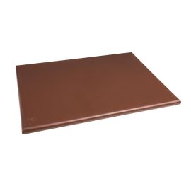 etal-shops.com - Planche à découper extra large haute densité marron - Hygiplas