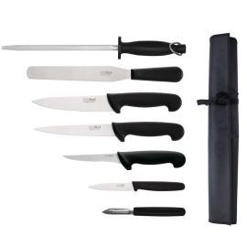 etal-shops.com - Ensemble de couteaux pour débutants avec couteau de cuisinier 200 mm - Hygiplas