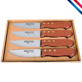 etal-shops.com - Coffret 4 couteaux "Trappeur" grand modèle - Palissandre