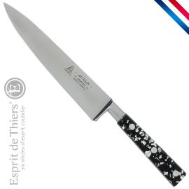 etal-shops.com - Couteau de cuisine "pépite".  feuilles d'argent - 15 cm
