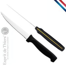 etal-shops.com - couteau steak microdenté. filet jaune.  11 cm