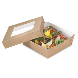etal-shops.com - Barquette Salade Carton Kraft 10*10cm