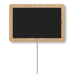 10 price tags NATURE neutres 12x8 cm  with spike