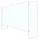 Plexiglass Cashier Shield shaped-U