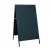 Metal pavement board with chalkboard coating