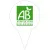 Price tags " AB " with shape spike