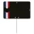 etal-shops.com - 10 étiquettes RUBAN FRANCE 10x7 cm à pique