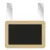 10 price tags KRAFT 15x10 cm with Fixed aluminum strip