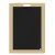 Kraft Unframed wallboard 50x80 cm with handle printed on both sides black