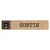 Pictogram sign adhésif White Design Cork with Black Printing EXIT