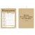 Daily schedule sign KRAFT 15x20 cm" 