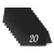 Table number signs BLACK number 11-20 (pack 10)