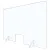 etal-shops.com - Protection caisse plexiglass ouverture 20x15 cm