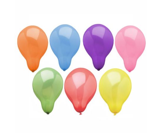 etal-shop.com - Ballon rond D19 cm couleurs assorties par 500