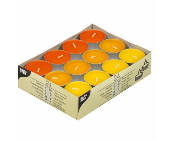 etal-shops.com - Chauffe-plats D38 mm - 16 mm ''jaune, orange, bornéo'' par 192
