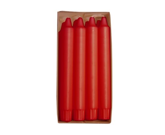 etal-shop.com - Bougie de lustre D2,4 cm - 20 cm rouge en 100 % stéarine par 80